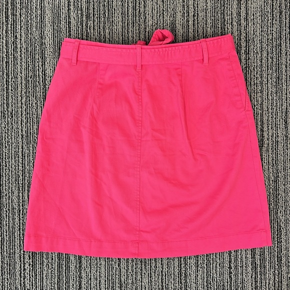 🔥🔥🔥J. Crew Pink Chino button-front mini skirt - Picture 3 of 8